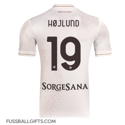 SSC Napoli Rasmus Hojlund #19 Fußballbekleidung Auswärtstrikot 2025-26 Kurzarm SSC Napoli Rasmus Hojlund #19 Fußballbekleidung Auswärtstrikot 2025-26 Kurzarm